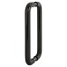 Hoppe AR602/600 Nylon D-Bar Door Pull Handle - Back to Back - 600mm c/c - Ebony Black