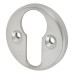 Exel Escutcheon - 40mm Diameter - Euro - Satin Chrome