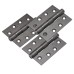 Eclipse Ball Bearing Grade 13 Butt Fire Door Hinge - 102 x 76 x 3mm - Dark Bronze - Pack of 3