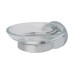 Croydex Epsom Flexi-Fix Soap Dish & Holder - 130 x 107.5 x 54mm - Polished Chrome