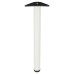 Rothley Adjustable Worktop Support Breakfast Bar Table Leg - 60 x 710mm - White - Pack of 4