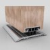 Norsound 850 Door Bottom Seal - 1000mm Length - Satin Anodised Aluminium