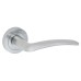Exel Satin Chrome Door Handles on Round Rose - Eloise Range 