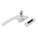 Fab & Fix Guru Breakseal Locking Casement Window Fastener - Left Hand - White