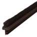 Exitex Sash Window Centre Leg Pile Carrier - 2200mm Length - 4.5mm Pile - Brown