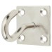 Heavy Duty Hook on Plate - 50 x 50 x 8mm - 316 Stainless Steel