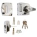 ERA BS3621:2007 Double Locking Nightlatch - 60mm Backset - Polished Chrome Case/Cylinder