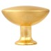 Exel Smooth Round Cabinet Knob - 25mm Diameter - Satin Brass