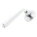 From The Anvil Polished Chrome Door Handles on Round Beehive Rose - Avon Range 