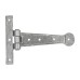 Olde Forge Door Tee Hinge - 152 x 102mm - Pewter - Pair