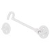 Exel Cabin Hook & Eye - 150mm Length - White Iron