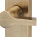 Exel Antique Brass Latch Door Handle - Farley Range - 200 x 42mm