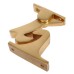 Gravity Door Holder - 60mm Length - Polished Brass