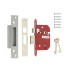 ERA Fortress BS3621:2017 5 Lever Sashlock - 67mm Case - 44mm Backset - Satin Chrome