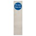 Exel Stainless Steel Finger Plate - Fire Door Keep Shut - 300 x 75 x 1.2mm - Satin