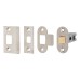 Exel Contract Bolt Through Tubular Latch - 67mm Case - 46mm Backset - Radius - Polished Nickel 