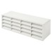 Manrose Slimline Air Brick and Adaptor - 204 x 60mm - White