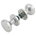 Jedo by Frelan Classic Mortice Door Knob - 60mm Rose Diameter - Polished Chrome