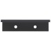 Exel Serva Lipped Edge Cabinet Pull Handle - 32mm Centres - Black