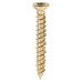 TIMCO Concrete Screw - Countersunk - Yellow Passivated - 7.5 x 50mm - Pack of 100
