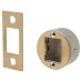 Exel Quick Latch Tubular Bathroom Deadbolt - 71mm Case - 57mm Backset - Round - Satin Brass