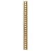 Exel Raised Bookcase Strip - 1829 x 24mm - Electro Brass Plated