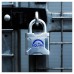 Squire Mercury High Security Padlock - 45mm Body - 19 x 20.5mm Shackle - Silver