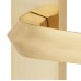Exel Satin Brass Bathroom Door Handle - Norley Range - 200 x 42mm