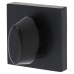Serozzetta by Carlisle Brass Square Bathroom Turn & Release - 50mm Diameter - Matt Black