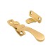 Exel Cast Victorian Wedge Casement Window Fastener - Reversible - Polished Brass