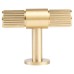 Carlisle Brass Lines 13mm T-Bar Cabinet Knob - 50 x 40mm - Satin Brass