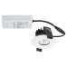 Integral LED Low Profile 6W IP65 Fire Rated LED Dimmable Fixed Downlight - 4000K Cool White - White