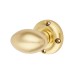 Heritage Brass by M Marcus Suffolk Mortice Door Knob - 56mm Rose Diameter - Polished Brass