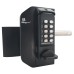 Borg BL3080 External Marine Grade Easicode Pro Push Button Code Lock - Left Hand - Black