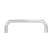 Exel 10mm D-Bar Cabinet Pull Handle - 96mm Centres - Polished Chrome
