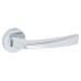 Serozzetta by Carlisle Brass Polished Chrome Door Handles on Round Rose - Scopo Range 