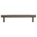 Alexander & Wilks Brunel 12mm Knurled T-Bar Cabinet Pull Handle - 128mm Centres - PVD Dark Bronze