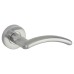 Jigtech Satin Chrome Door Handles on Round Rose - Viper Range 
