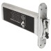 Numatic Concealed Jamb Door Closer - Satin Chrome