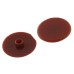 Plastic Cam Cap - 17mm Diameter - Cherry - Pack of 50