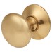 Exel Spun Round Cabinet Knob - 19mm Diameter - Polished Brass