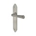 Olde Forge Pewter Gothic Latch Door Handle - Long Plate - 247 x 44mm