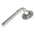 From The Anvil Polished Stainless Steel Door Handles on Round Art Deco Rose - Newbury Range 