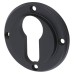 Burlington BUR61 by Frelan Escutcheon with Plain Rose - 53mm Diameter - Euro - Matt Black
