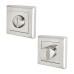 Exel Square Bathroom Turn & Release - 52mm Diameter - Polished Chrome