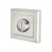 Exel Square Bathroom Turn & Release - 52mm Diameter - Polished Chrome