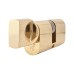 Eurospec 5 Pin 60mm Oval Thumbturn Cylinder - 30mm Turn + 30mm - Polished Brass - Keyed Alike