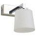 Forum Spa Parga Indoor Wall Light - Polished Chrome Fittings and Opal Glass Shade