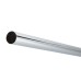 Rothley 32mm Round Steel Hanging Rail Tube - 2400mm Length - Polished Chrome