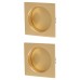 Heritage Brass by M Marcus Square Flush Pull Handles - Satin Brass